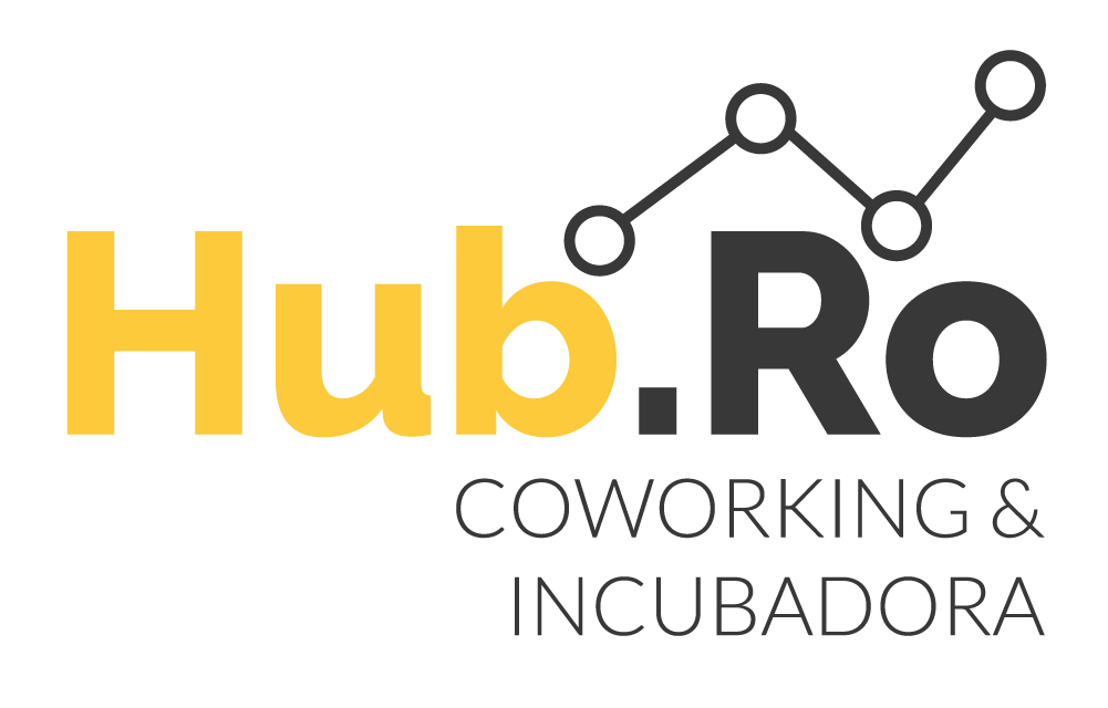 Logo HUB,RO Coworking e Incubadora
